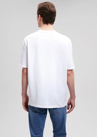 M0611924-620 Erkek Beyaz Kısa Kol T-shirt - 2