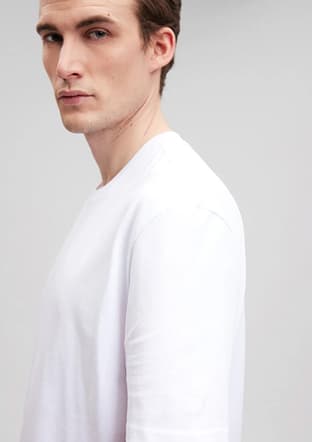 M0611924-620 Erkek Beyaz Kısa Kol T-shirt - 3