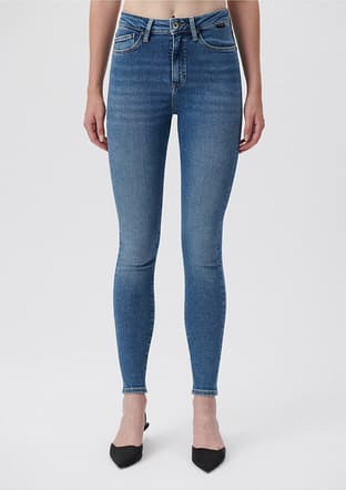 M100980-82194 Kadın Sarı Jean Pantolon - 2