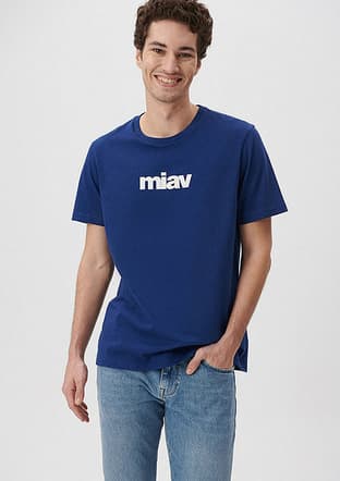 M067153-70722 Erkek Çok Renkli Baskılı T-shirt - 1
