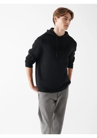 M0610941-900 Erkek Siyah Sweatshirt - 1