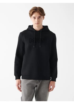 M0610941-900 Erkek Siyah Sweatshirt - 2