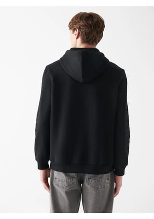 M0610941-900 Erkek Siyah Sweatshirt - 3
