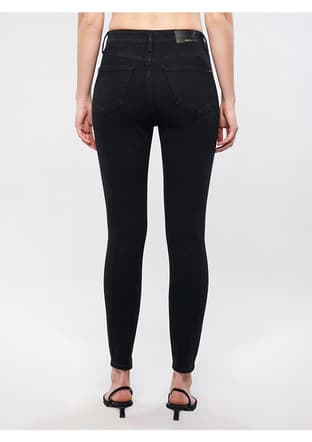 M100980-82211 Kadın Sarı Jean Pantolon - 3
