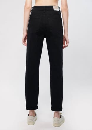 M101077-83147 Kadın Siyah Jean Pantolon - 3
