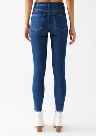 M100328-82232 Kadın Çok Renkli Jean Pantolon - 2