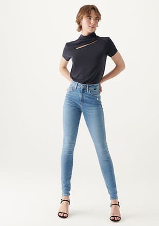 M100980-80533 Kadın Sarı Jean Pantolon - 1