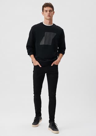 M0042431036 Erkek Çok Renkli Jean Pantolon - 2