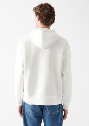 M065809-34519 Erkek Beyaz Sweatshirt - 2