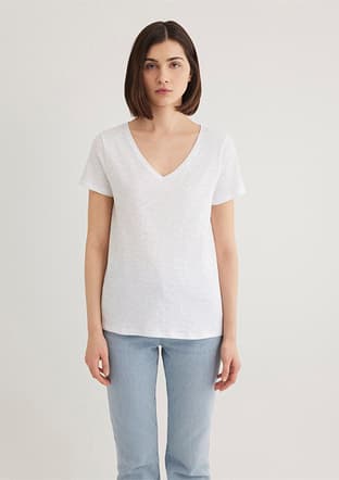M168260-620 Kadın Beyaz Kısa Kol T-shirt - 2