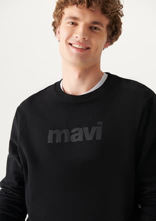 M066303-900 Erkek Siyah Sweatshirt - 2
