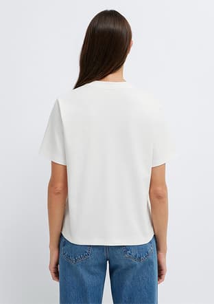 M1613890-80194 Kadın Beyaz Baskılı T-shirt - 2