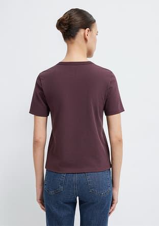 M1614067-70223 Kadın Kahverengi Basic T-shirt - 2