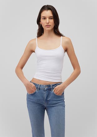 M1612378-620 Kadın Beyaz Basic T-shirt - 2