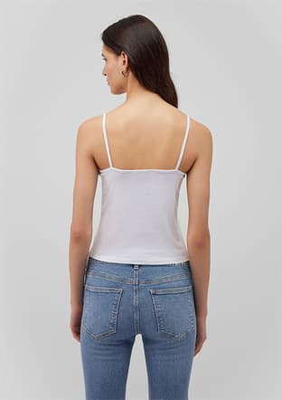 M1612378-620 Kadın Beyaz Basic T-shirt - 3