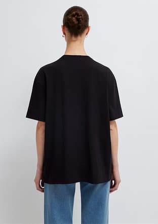 M1613903-900 Kadın Siyah Basic T-shirt - 2