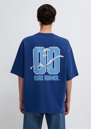 M0613200-70758 Erkek Lacivert Baskılı T-shirt - 2