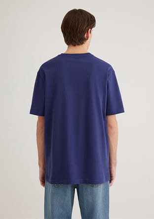 M0612591-70496 Erkek Lacivert Kısa Kol T-shirt - 3