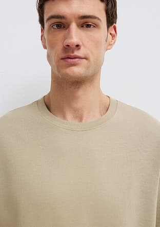 M0611596-70360 Erkek Bisiklet Yaka T-Shirt - 3