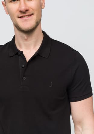 25Yjeeo04613 Erkek Siyah Polo Yaka T-shirt - 3