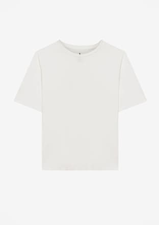 S2510327-102 Kadın Beyaz Baskılı T-shirt - 1
