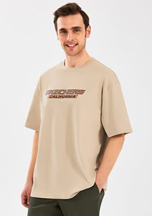 S2510155-211 Erkek Kahverengi Baskılı T-shirt - 2