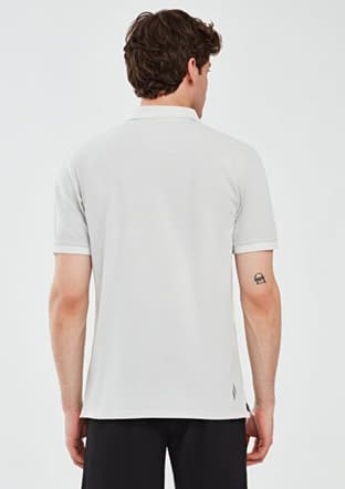 S241165-035 Erkek Gri Polo Yaka T-shirt - 3