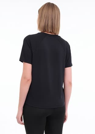 A10194086508010 Kadın Siyah Kısa Kol T-shirt - 2