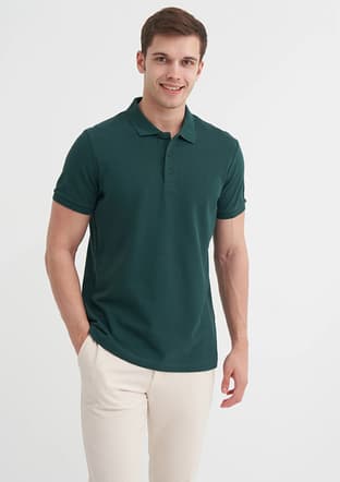 25Yceeo04613 Erkek Çok Renkli Polo Yaka T-shirt - 2