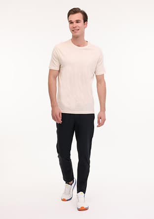 A10195278208010 Erkek Bej Kısa Kol T-shirt - 2