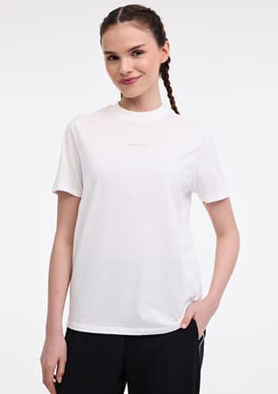 A10194122708010 Kadın Beyaz Kısa Kol T-shirt - 1