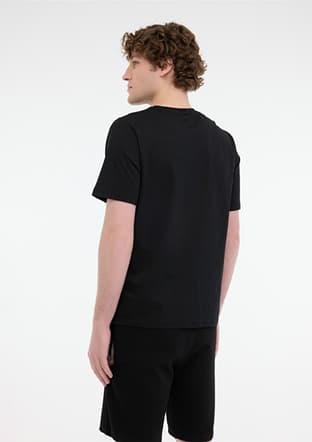 A10200608508010 Erkek Siyah Kısa Kol T-shirt - 2