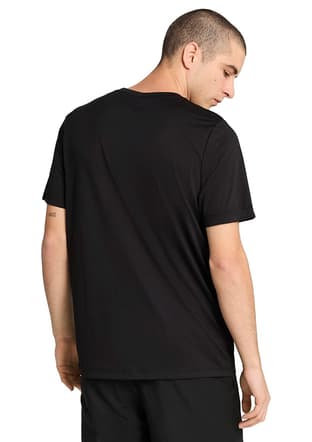 68254201 Erkek Siyah Baskılı T-shirt - 3