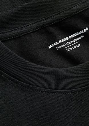 12273157 Erkek Siyah Basic T-shirt - 2