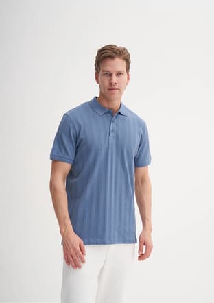 25Yceeo04102 Erkek Lacivert Polo Yaka T-shirt - 2