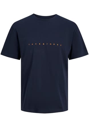 12234746 Erkek Lacivert Bisiklet Yaka T-shirt - 3
