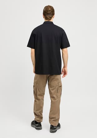12273127 Erkek Siyah Polo Yaka T-shirt - 2