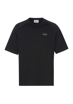 980356-2001 Erkek Siyah Baskılı T-shirt - 1