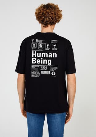 Tc9013 Erkek Siyah T-shirt - 2