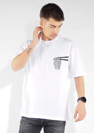 Tc9005 Erkek Beyaz T-shirt - 1