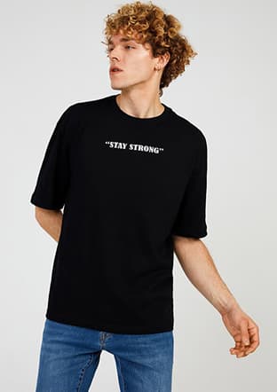 Tc9007 Erkek Siyah T-shirt - 1