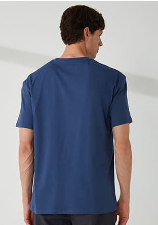 Tc9011 Erkek Lacivert T-shirt - 2