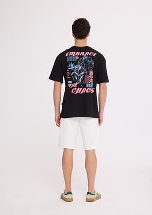 Tc9018 Erkek Siyah T-shirt - 2