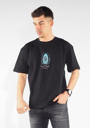 Tc9001 Erkek Siyah T-shirt - 1