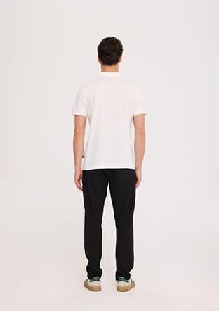 Tc4613 Erkek Beyaz Polo Yaka T-shirt - 2