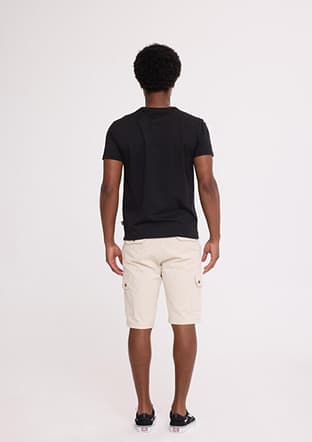 Tc4606 Erkek Siyah Baskılı T-shirt - 2