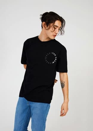 Tc9004 Erkek Siyah T-shirt - 1