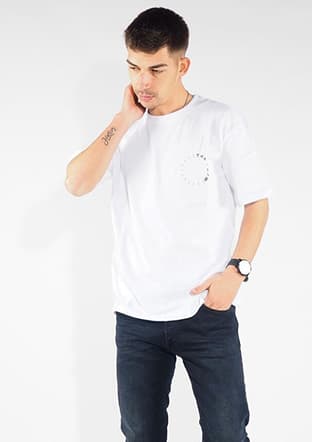 Tc9004 Erkek Beyaz T-shirt - 1