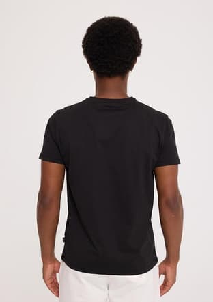 Tc5058 Erkek Siyah Baskılı T-shirt - 2