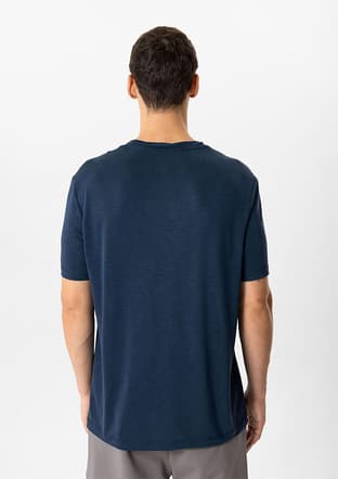 B34W10005 Erkek Lacivert Regular T-shirt - 2